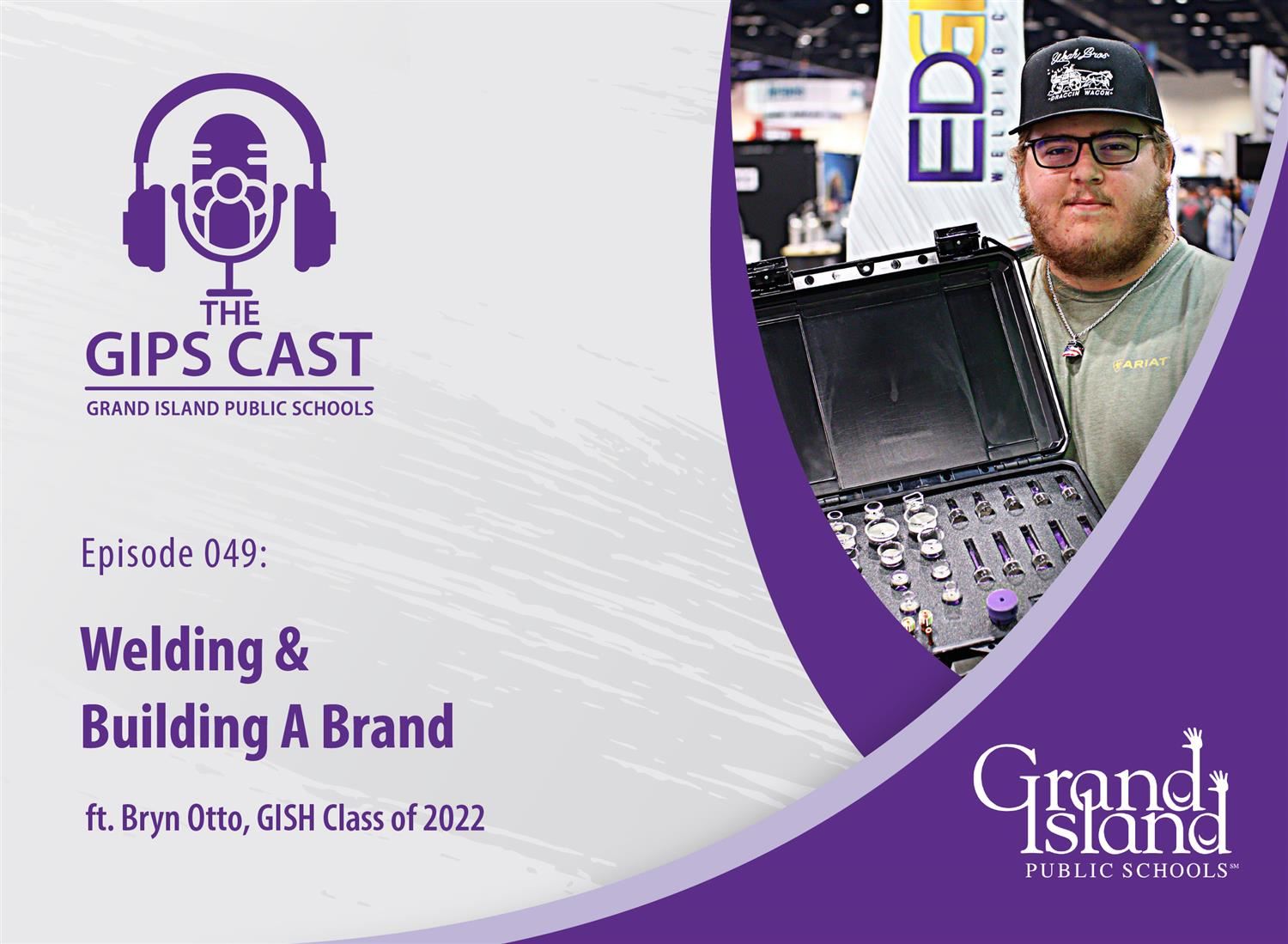 GIPS Cast podcast graphic with headshot of Bryn Otto